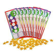 Load image into Gallery viewer, Kenson Parenting Solutions I Can Do It! Token Boards, Caterpillar, Preschool - Grade 3, Pack Of 10 Boards