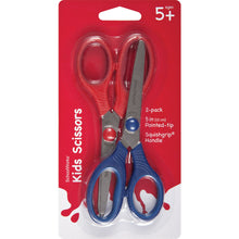 Load image into Gallery viewer, SchoolWorks Value Smart Scissors, 5in, Pointed, Assorted Colors, Pack Of 2
