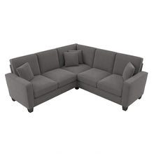 Load image into Gallery viewer, Bush Furniture Stockton 87inW L-Shaped Sectional Couch, French Gray Herringbone, Standard Delivery
