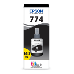 Epson 774 EcoTank Black Refill Ink Bottle, T774120-S