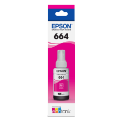 Epson 664 EcoTank Magenta Ink Bottle, T664320-S