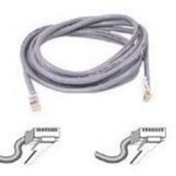Belkin Cat. 5E UTP Patch Cable - RJ-45 Male - RJ-45 Male - 15ft - Gray