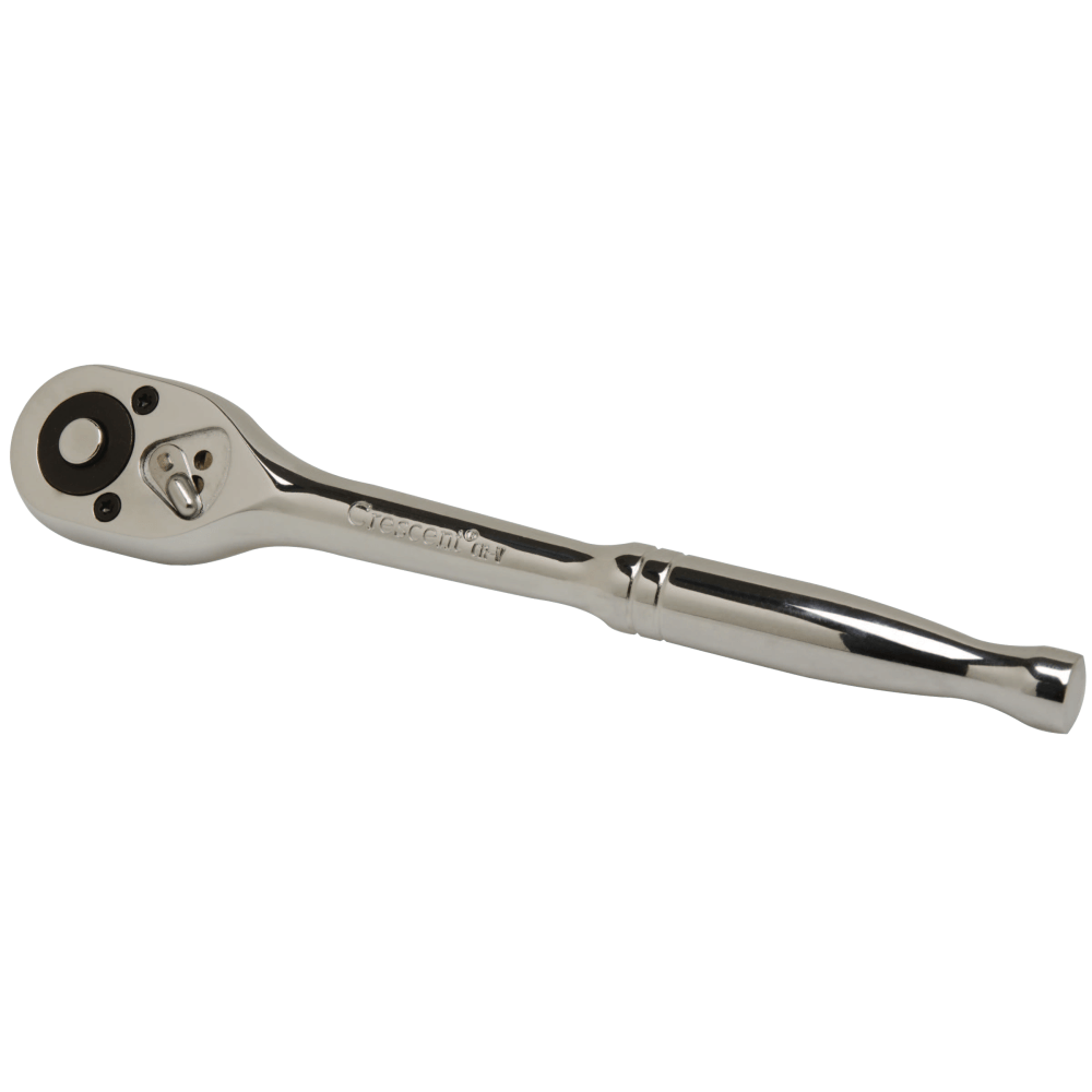 3/8 in Pear Head Ratchets, 7 3/4 in, Polished Chrome