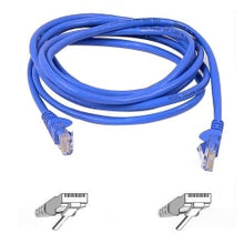 Load image into Gallery viewer, Belkin Cat5e Network Cable, 15ft, Blue