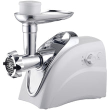 Load image into Gallery viewer, Brentwood Electric Meat Grinder And Sausage Stuffer, 14-1/4inH x 7-1/4inW x 15-1/2inD, White