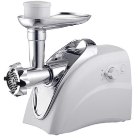Brentwood Electric Meat Grinder And Sausage Stuffer, 14-1/4inH x 7-1/4inW x 15-1/2inD, White