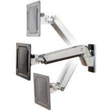 Load image into Gallery viewer, Ergotron Mounting Arm for Flat Panel Display - Polished Aluminum, Black - 30in to 55in Screen Support - 40 lb Load Capacity - 200 x 100, 200 x 400 - VESA Mount Compatible