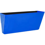 Storex Letter-Size Magnetic Wall Pocket, 7inH x 16inW x 4inD, Blue