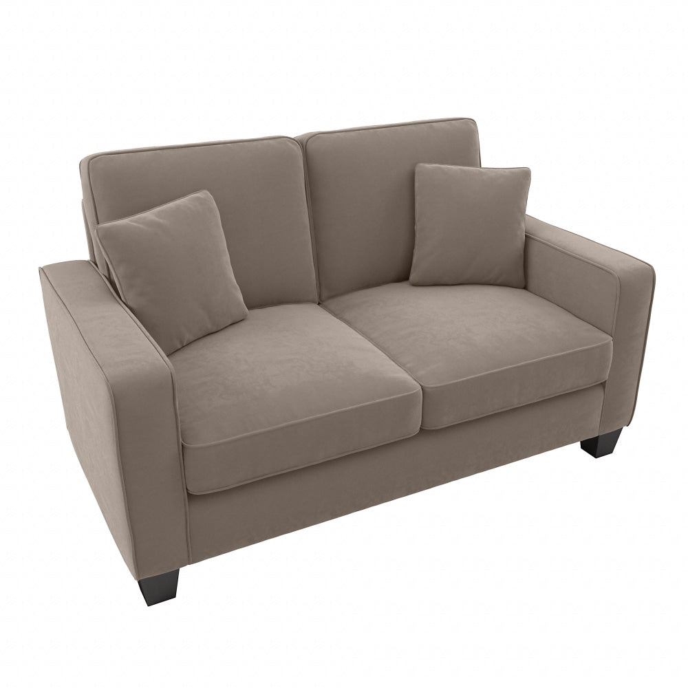 Bush Furniture Stockton 61inW Loveseat, Tan, Standard Delivery