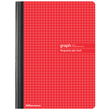 Load image into Gallery viewer, Office Depot Brand Composition Book, 7-1/2in x 9-3/4in, Quadrille Ruled, 80 Sheets, Red