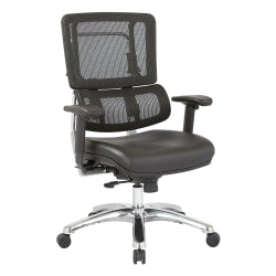 Pro-Line II Pro X996 Vertical Mesh High-Back Chair, Black/Dillon Black/Shiny Black