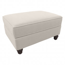 Bush Furniture Coventry Storage Ottoman, Light Beige, Standard Delivery