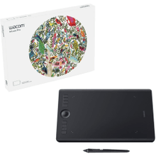 Load image into Gallery viewer, Wacom Intuos Pro - Medium - Graphics Tablet - 8.82in x 5.83in - 5080 lpi - Touchscreen - Multi-touch Screen Wired/Wireless - Bluetooth/Wi-Fi - 8192 Pressure Level - Pen - PC, Mac - Black
