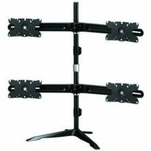 Load image into Gallery viewer, Amer Mounts Quad Monitor Stand Mount Supports Flat Panel Size up to 32in AMR4S32