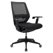 Load image into Gallery viewer, WorkPro Sentrix Ergonomic Mesh/Fabric Mid-Back Managers Office Chair, 3D Arms, Black, BIFMA Compliant