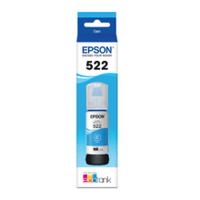 Load image into Gallery viewer, Epson 522 EcoFit Cyan High-Yield Ink Bottle, T522220-S
