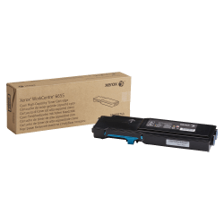 Xerox 6655 Cyan High Yield Toner Cartridge, 106R02744