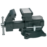 Multi-Purpose Mechanics Vises, 5 1/2 in Jaw, 3 3/4 in Throat, 360 Swivel Base