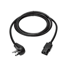 Load image into Gallery viewer, Eaton Tripp Lite Series Desktop Computer AC Power Cord, Right-Angle NEMA 5-15P to C13 - 10A, 125V, 18 AWG, 6 ft. (1.83 m), Black - Power cable - NEMA 5-15P right-angled to power IEC 60320 C13 - 125 V - 10 A - 6 ft - black