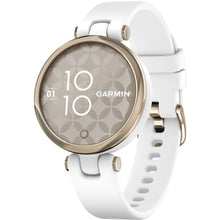 Load image into Gallery viewer, Line Garmin Lily Smart Watch - Women - Heart Rate Monitor, Pulse Oximeter Sensor, Accelerometer, Ambient Light Sensor  - TFT LCD - Touchscreen - Bluetooth - 120 Hour - 1.34in - White, Cream Gold Case