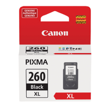 Load image into Gallery viewer, Canon PG-260XL Black High-Yield Ink Cartridge, 3706C001