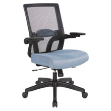 Load image into Gallery viewer, Office Star Space Seating 867 Series Ergonomic Mesh Mid-Back Chair, Blue/Black