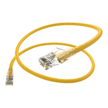 Load image into Gallery viewer, Unirise UNC Group Clearfit - Patch cable - RJ-45 (M) to RJ-45 (M) - 25 ft - CAT 6 - snagless - yellow