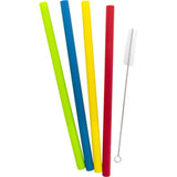 Starfrit Reusable Straws - Set of 4 - Silicone - 4 / Set