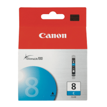 Load image into Gallery viewer, Canon CLI-8C ChromaLife 100 Cyan Ink Tank, 0621B002AA
