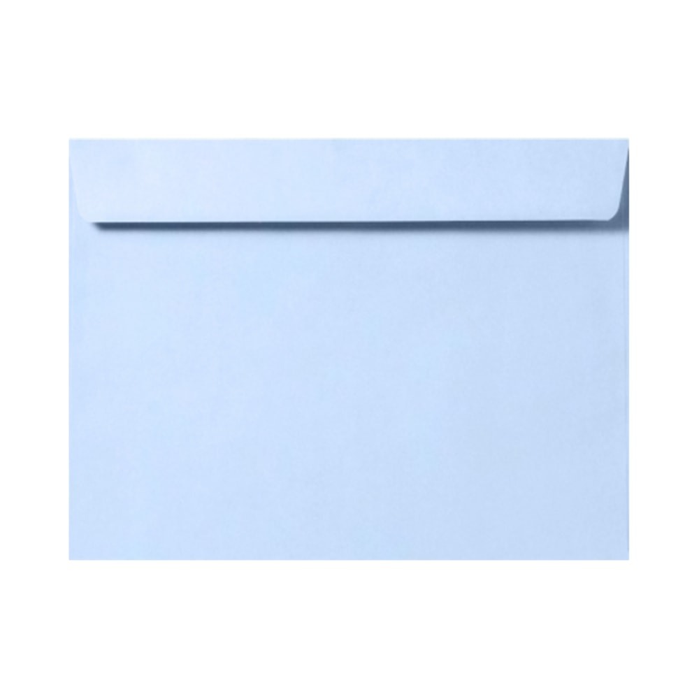 LUX Booklet 6in x 9in Envelopes, Gummed Seal, Baby Blue, Pack Of 1,000