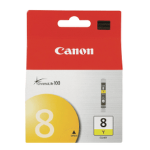 Load image into Gallery viewer, Canon CLI-8Y ChromaLife 100 Yellow Ink Tank, 0623B002AA