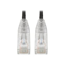 Load image into Gallery viewer, Tripp Lite Cat6 UTP Patch Cable (RJ45) - M/M, Gigabit, Snagless, Molded, Slim, Black, 3 ft. -  First End: 1 x RJ-45 Male Network - Second End: 1 x RJ-45 Male Network - 1 Gbit/s - Patch Cable - Gold Plated Connector - 28 AWG - Black