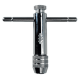 T-Handle Ratcheting Tap Wrenches, 1/4 - 1/2 in Tap Size, Carded