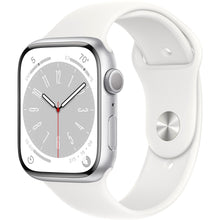 Load image into Gallery viewer, Apple Series 8 Smart Watch, 32 GB, 1.38in, Silver/White