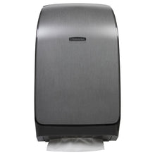 Load image into Gallery viewer, Kimberly Clark Mod Scottfold Towel Dispenser, Brushed Metallic Silver