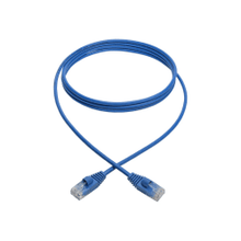 Load image into Gallery viewer, Tripp Lite Cat6a 10G Snagless Molded Slim UTP Ethernet Cable (RJ45 M/M) Blue 6 ft.