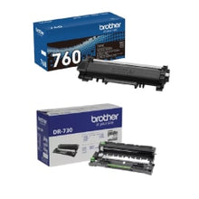 Load image into Gallery viewer, Brother TN-760 Black High Yield Toner Cartridge And DR-730 Replacement Drum Unit Set, TN760DR730PK-OD
