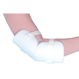 DMI Elbow Protectors With Straps, Standard, White, Pack Of 2