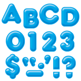 Trend Ready Letters Uppercase 3D Letters, 4in, Blue, Pack Of 71