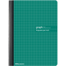 Load image into Gallery viewer, Office Depot Brand Composition Book, 7-1/2in x 9-3/4in, Quadrille Ruled, 80 Sheets, Green