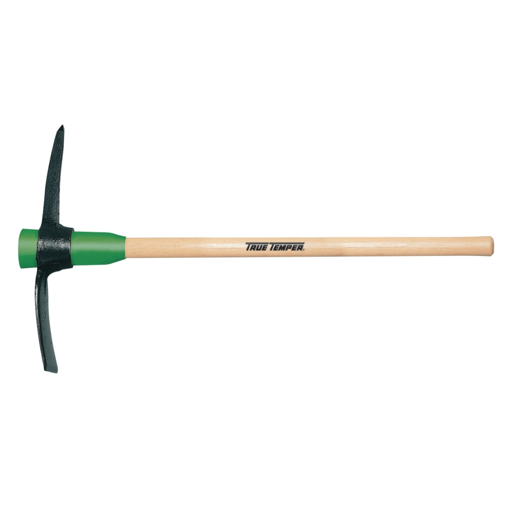 Pick Mattock, 36 in Hickory Handle with Guard, 5 lb