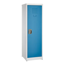 Load image into Gallery viewer, Alpine Kids&#39; 1-Tier Steel Locker, 48inH x 15inW x 15inD, Blue