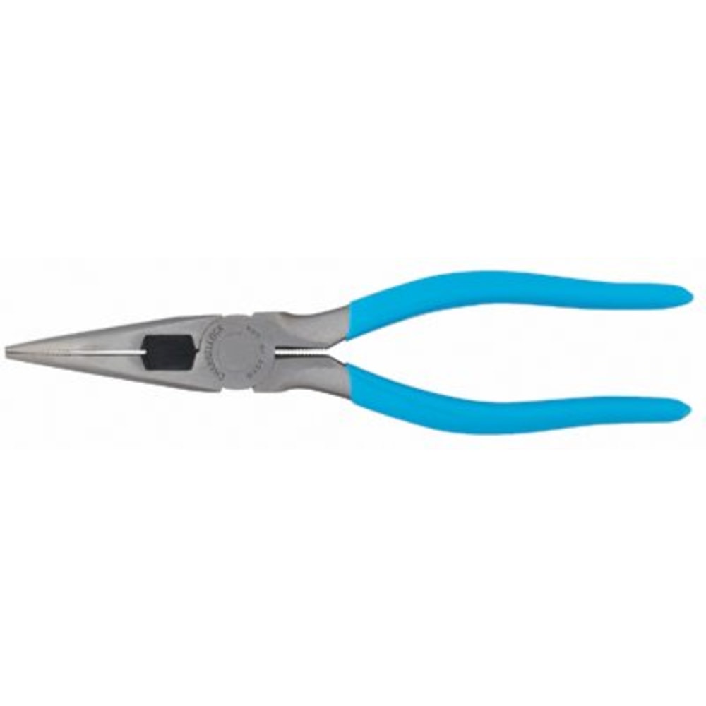Long Nose Pliers, Straight Needle Nose, High Carbon Steel, 8 3/8 in
