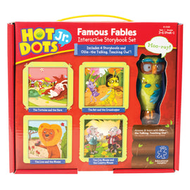 Educational Insights Hot Dots Jr. Famous Fables Interactive Storybooks 4-Book Set