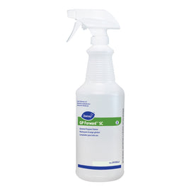 Diversey Forward General-Purpose Surface Cleaner Empty Bottles, 32 Oz, Clear, Carton Of 12 Bottles