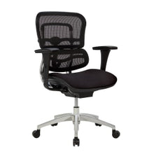 Load image into Gallery viewer, WorkPro 12000 Series Ergonomic Mesh/Fabric Mid-Back Office Chair, Black/Black, BIFMA Compliant