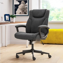 Load image into Gallery viewer, Serta Style Hannah II High-Back Office Chair, Microfiber, Midnight Black
