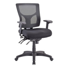 Load image into Gallery viewer, Lorell Conjure Executive Mid-Back Ergonomic Mesh Chair, Black