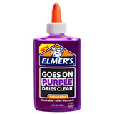 Elmers Disappearing School Glue, Purple, 5 Oz