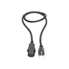 Load image into Gallery viewer, Eaton Tripp Lite Series Computer Power Cord, NEMA 5-15P to Locking C13 - 10A, 125V, 18 AWG, 3 ft. (0.91 m) - Power cable - NEMA 5-15P (M) to power IEC 60320 C13 locking - AC 125 V - 10 A - 3 ft - black